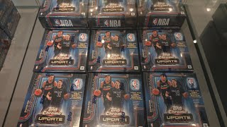 Opening 2 Boxes of 2025-26 Topps Chrome UPDATE NBA Basketball Mega Boxes Bought at Card Hobby in ...