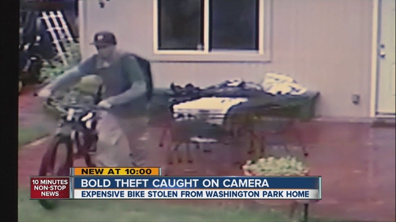 Brazen bike theft caught on camera in Wash Park - YouTube