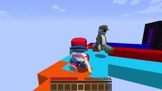 Minecraft Fnf Boyfriend- Do Not Choose The Wrong Portal Sky Or Girlfriend Or Or Carol