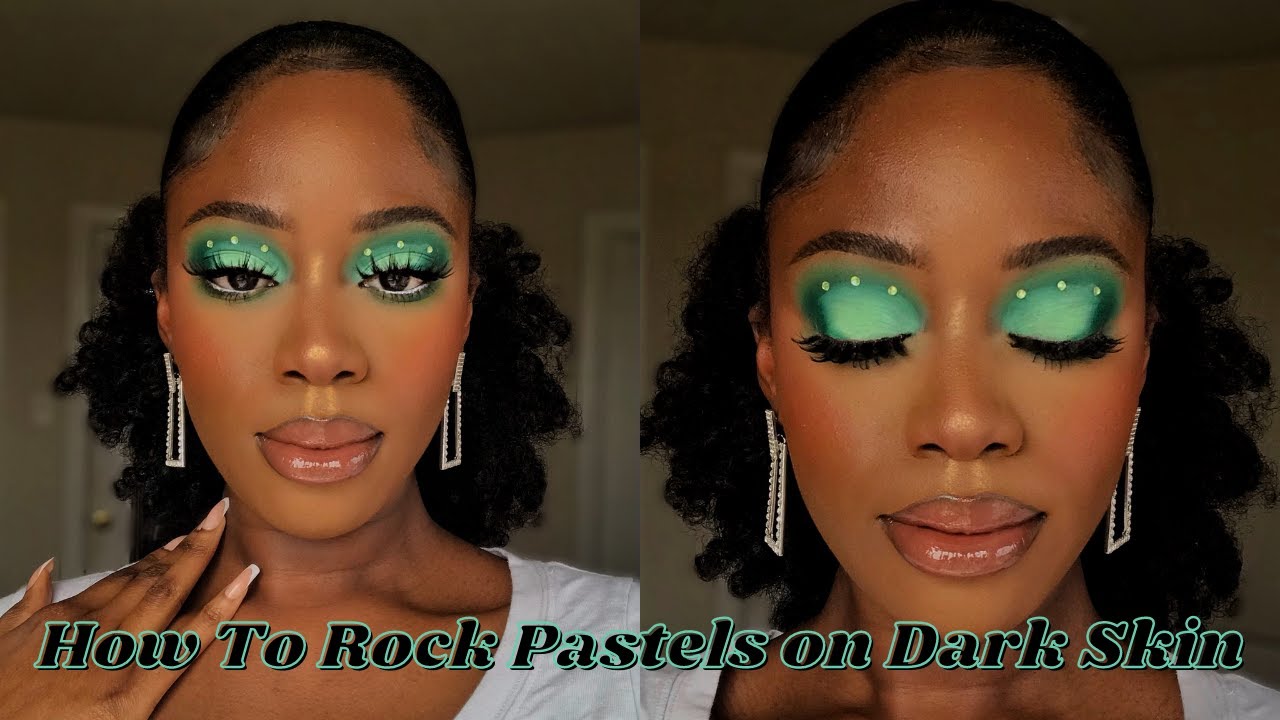 HOW TO ROCK PASTELS ON DARK SKIN SPRING MAKEUP TUTORIAL YouTube