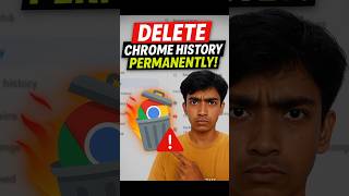 "Delete Chrome history PERMANENTLY in seconds! 💻🧹 #ChromeTips #Privacy #smartphone#viralshorts