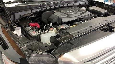 Engine 2020 Nissan Titan Platinum Reserve 4X4 CC 5.6 L Endurance V8