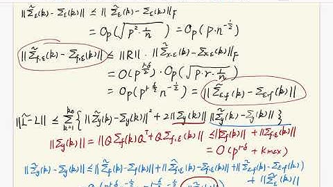 (second part) Estimation of latent factors for high dimensional time series--Biometrika