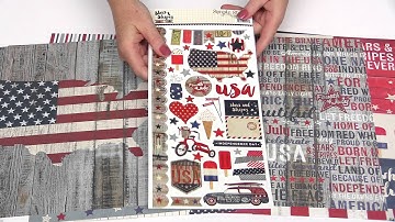 Simple Stories - Stars and Stripes Collection