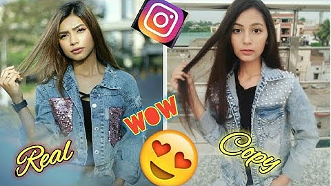 Recreating instagram picture of "NAGMA MIRAJKAR" ||Unique kittu||