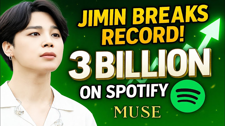 Jimin Makes History: Fastest Korean Album to Hit 3 Billion Streams on Spotify!