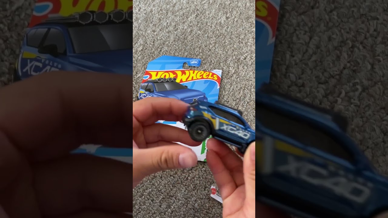 Hot Wheels Volvo XC40 Recharge In New 2024 Blue Color