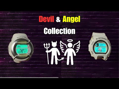 Casio Lover's Collection Devil and Angel HIDDEN IMAGES! Retro