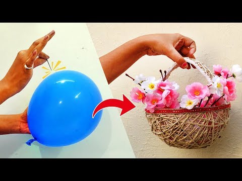 How to Make a Basket Using Balloon? Awesome Ideas with Balloon | StylEnrich