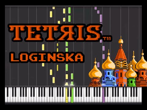 Tetris Tengen NES Music - Loginska (Piano)