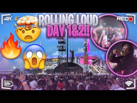 ROLLING LOUD DAY 1 AND DAY 2 MIAMI 2022 FT (Callofkid & Floridamademg)😱 ...