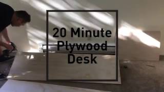 Famous 20 Minute DIY Plywood Desk Wealth