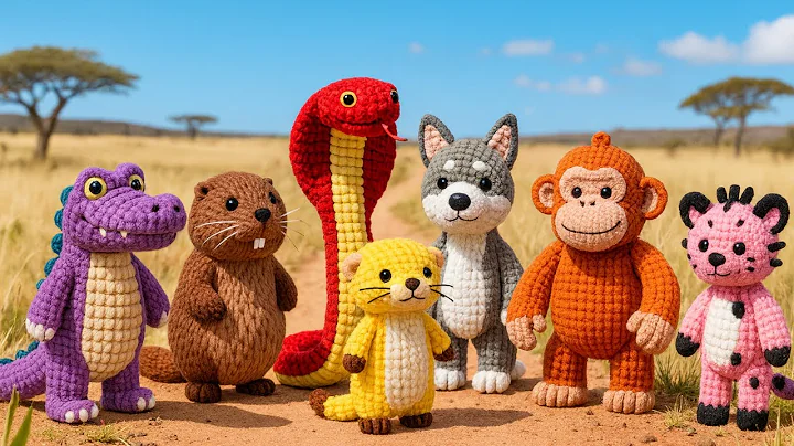 ABC Colorful Safari Clay Animal Sounds Song  Nursery Rhyme for Kids  Learn Animal Names & Sounds