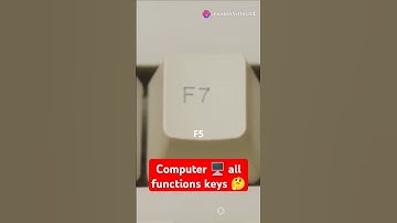 Computer 🖥️ all very useful functions key 🗝️  Part 1#shorts #short #function #computer #viralvideo