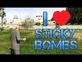 Grand Theft Auto V | I LOVE STICKY BOMBS | Moon Gravity + Invincibility