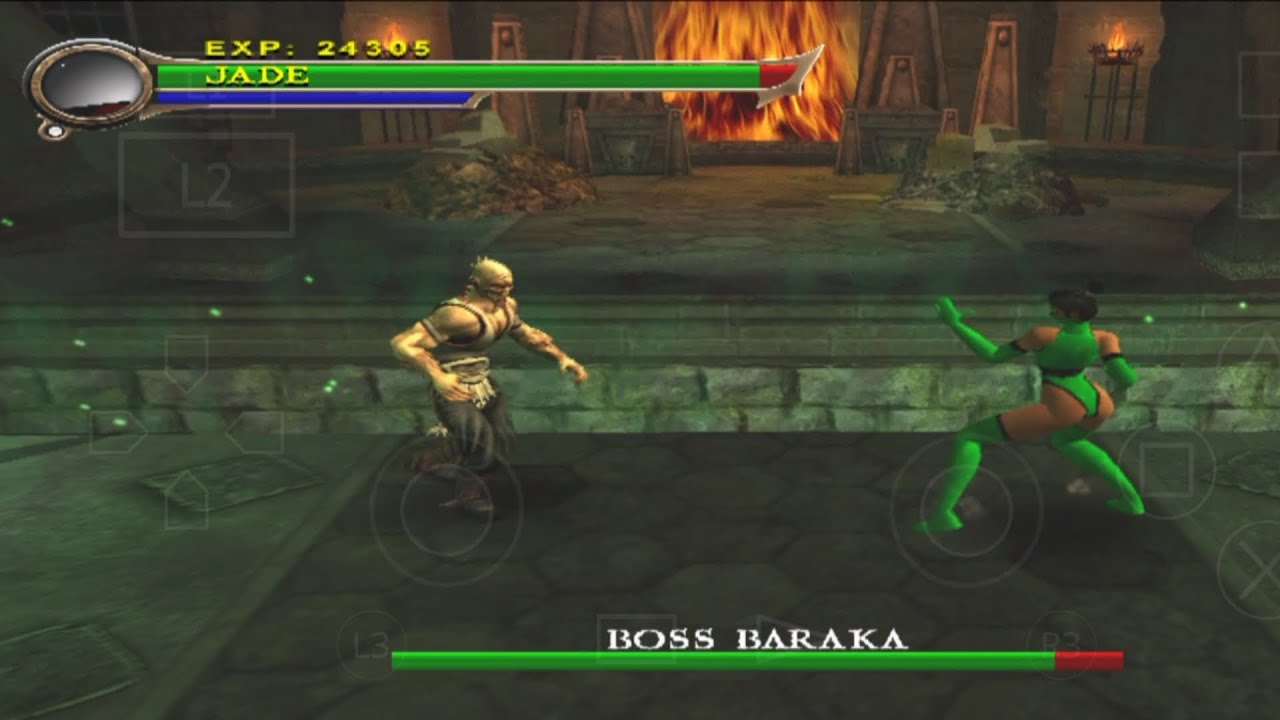 Jade Gameplay Soul Tombs Ultimate Mortal Kombat Shaolin Monk v2 AetherSX2