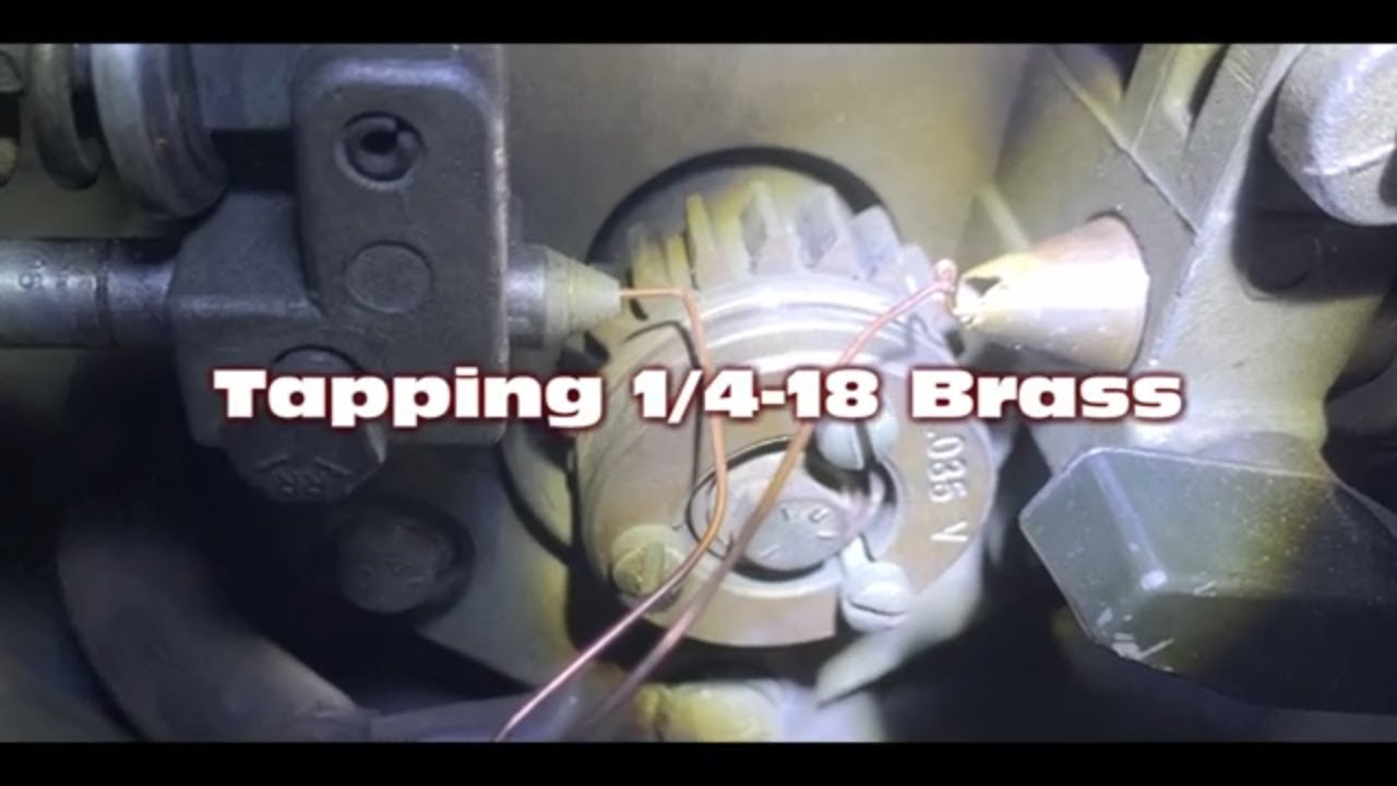 tapping in half hard brass YouTube