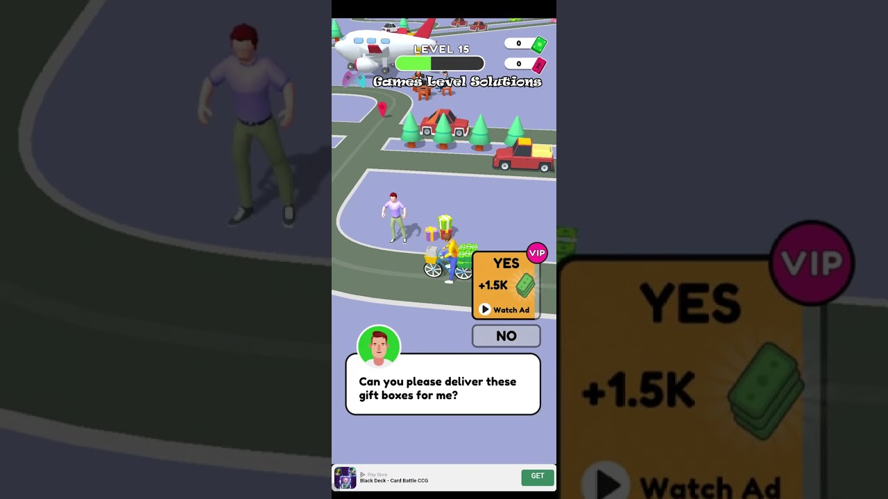 📦 Paper Delivery Boy Level 15 | Fun Mobile Game Challenge 🚴🔥