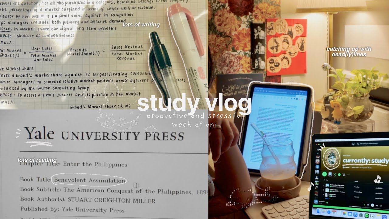 продуктивный учебный видеоблог 🍎 онлайн-занятия, наверстывание упущенного в дедлайнах и ночные за...