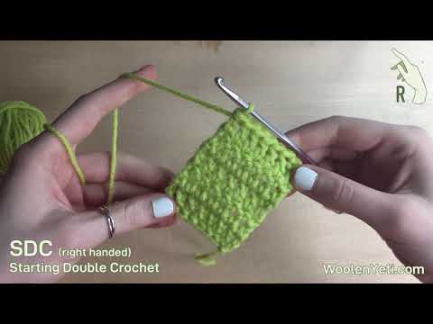 (SDC) Starting Double Crochet | Right Handed!
