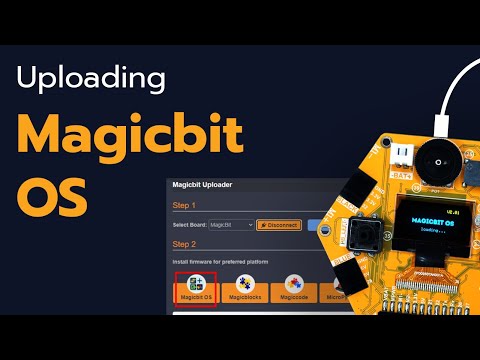 Uploading Magicbit OS