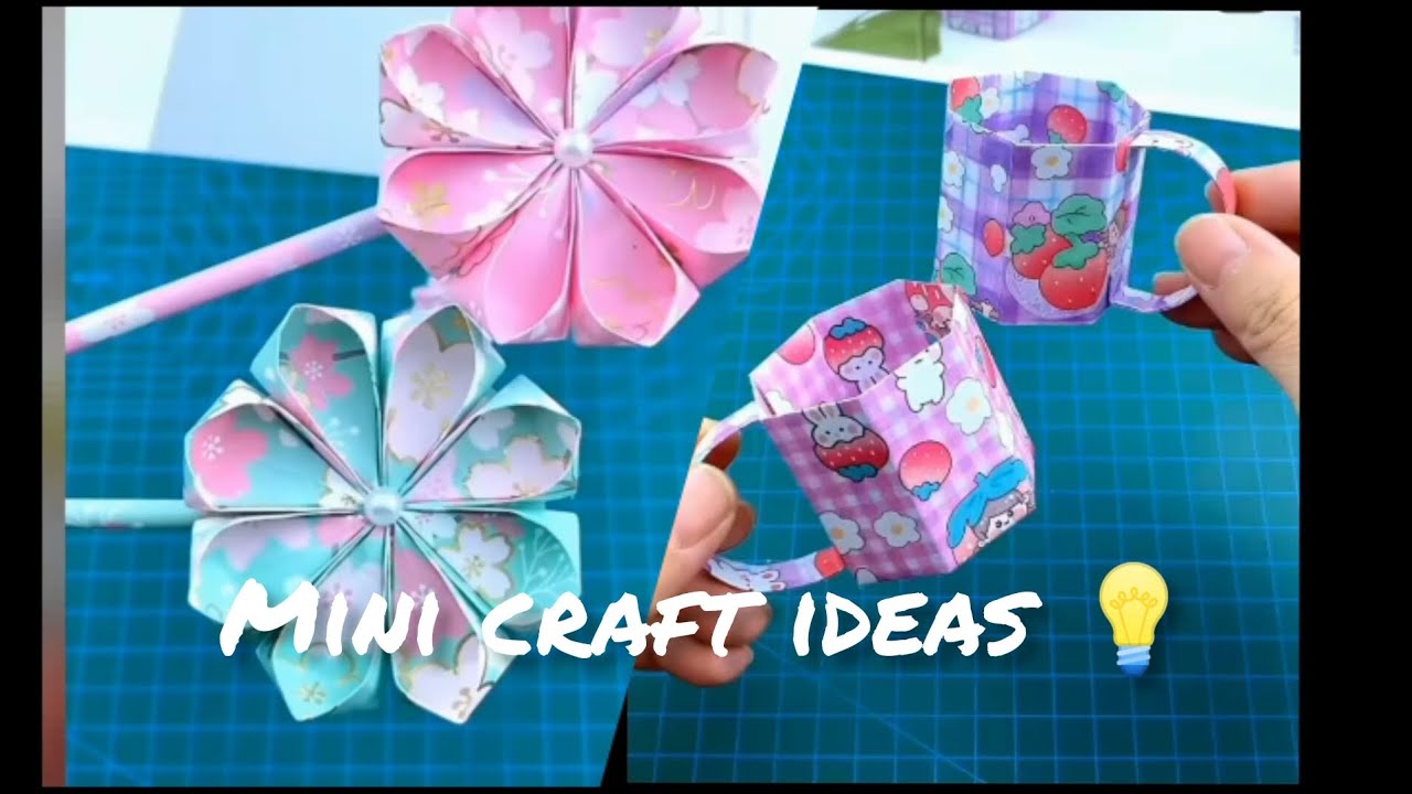 mini-craft-ideas-cute-little-things-from-papers-youtube