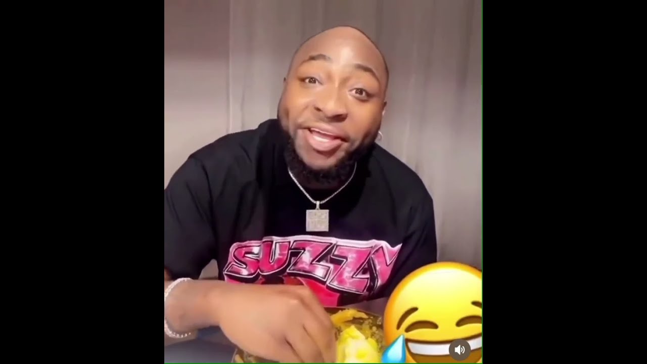 Davido And Food Outside