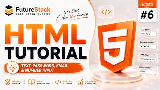 Form Tag, Text, Password, Email & Number Input | Part 1 | HTML Tutorial for Beginners #6 | Hindi