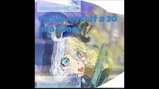 I gave myself a 30 minute timer, Everything is so wrong