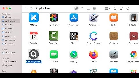 ElementryCheck adware removal (Mac).