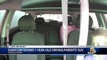 Dashcam video shows 7-year-old driving parents' SUV in Middletown