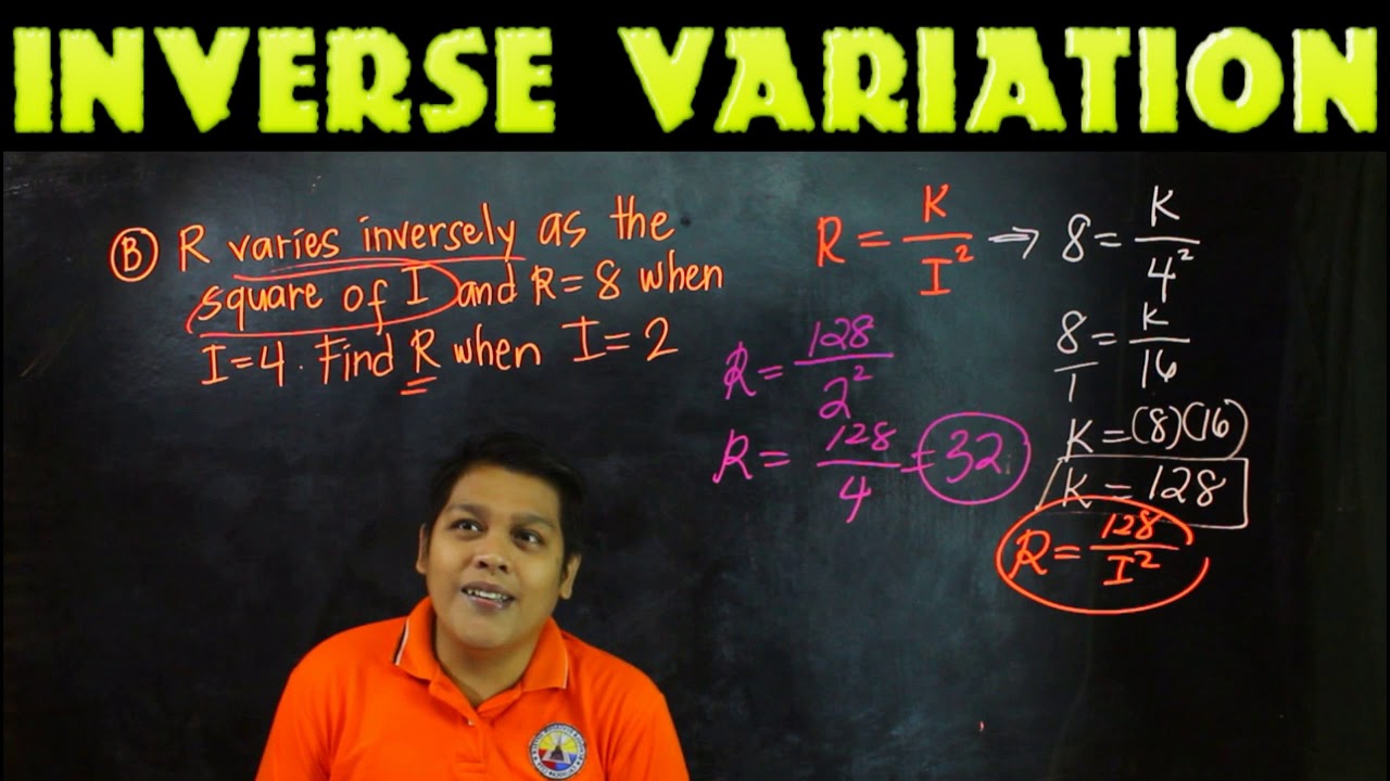 Inverse Variation Math Tagalog G9 Q2 W1 YouTube Inverse Variation Math Tagalog G9 Q2 W1 Youtube
