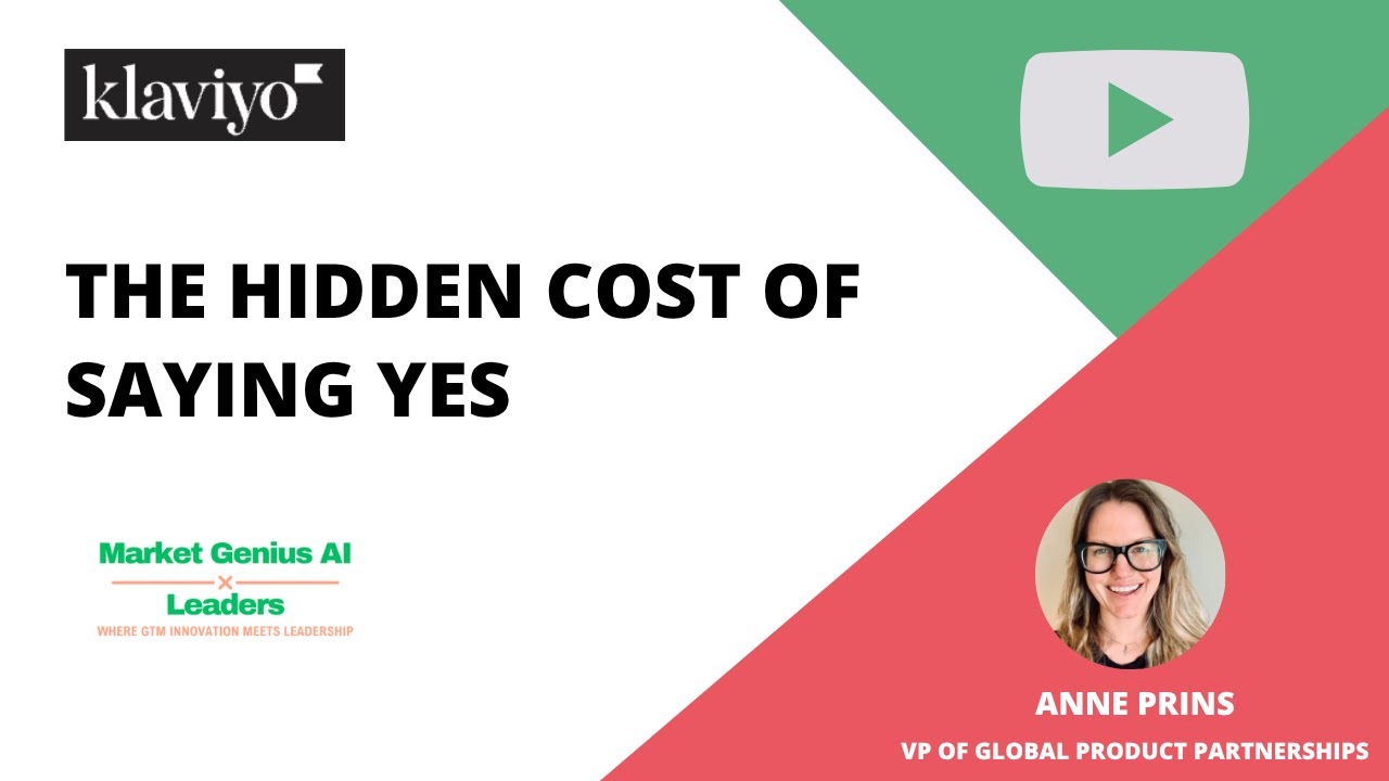 The Hidden Cost of Saying Yes - YouTube