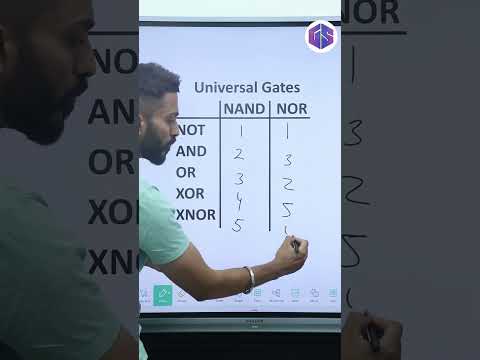 Universal 🪐 Gates #digitalelectronics #gatesmashers #shorts #ytshorts #computer #binary #cbse