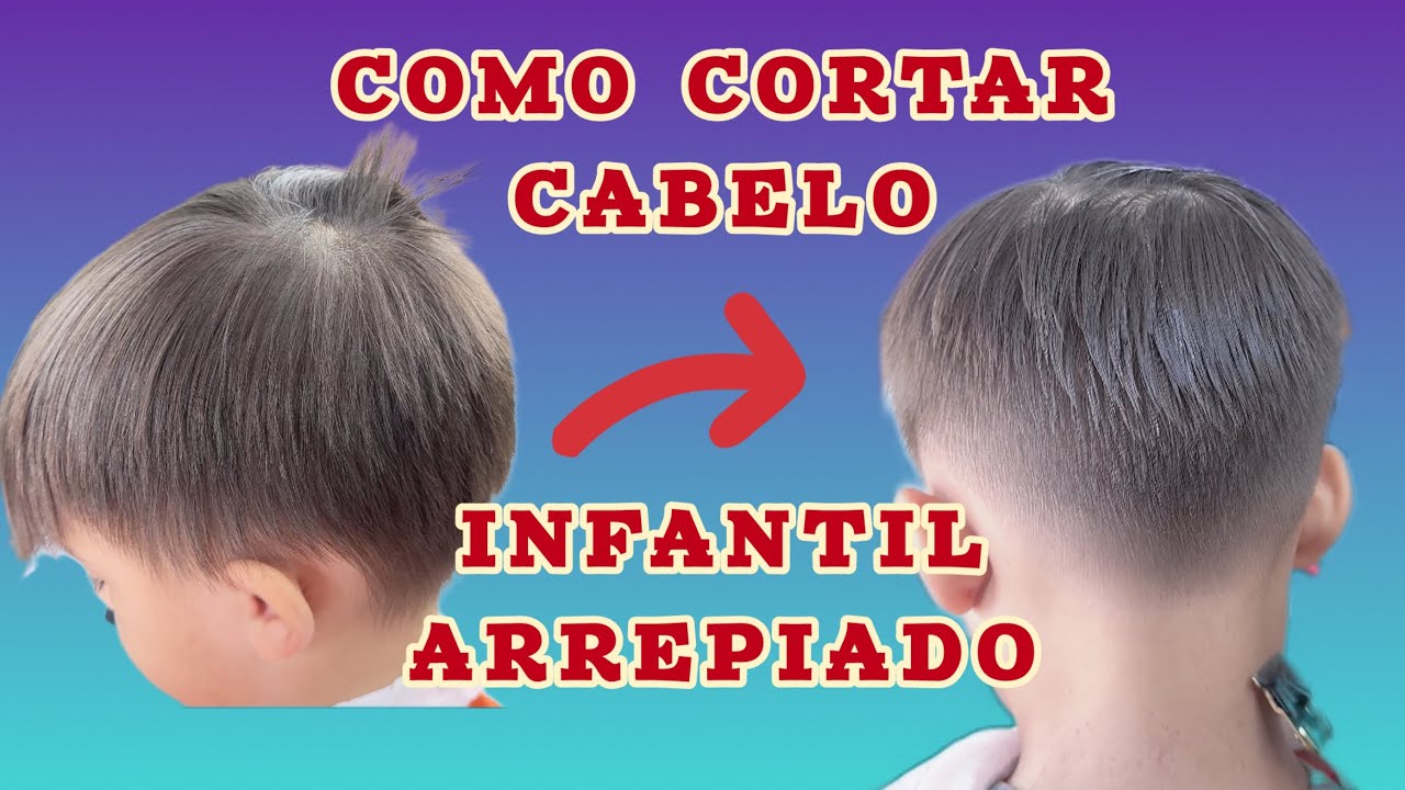 Como cortar cabelo infantil arrepiado