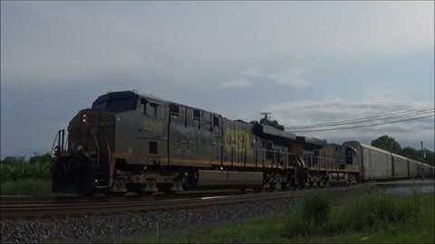 CSX Loaded Autorack Q234 - 2 YN3 ES40DC