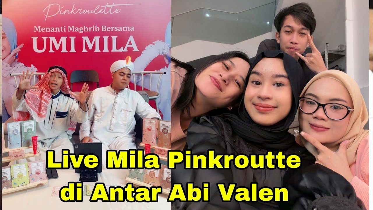 LIVE MILA PINKROUTTE, DI TEMANI ABI VALEN