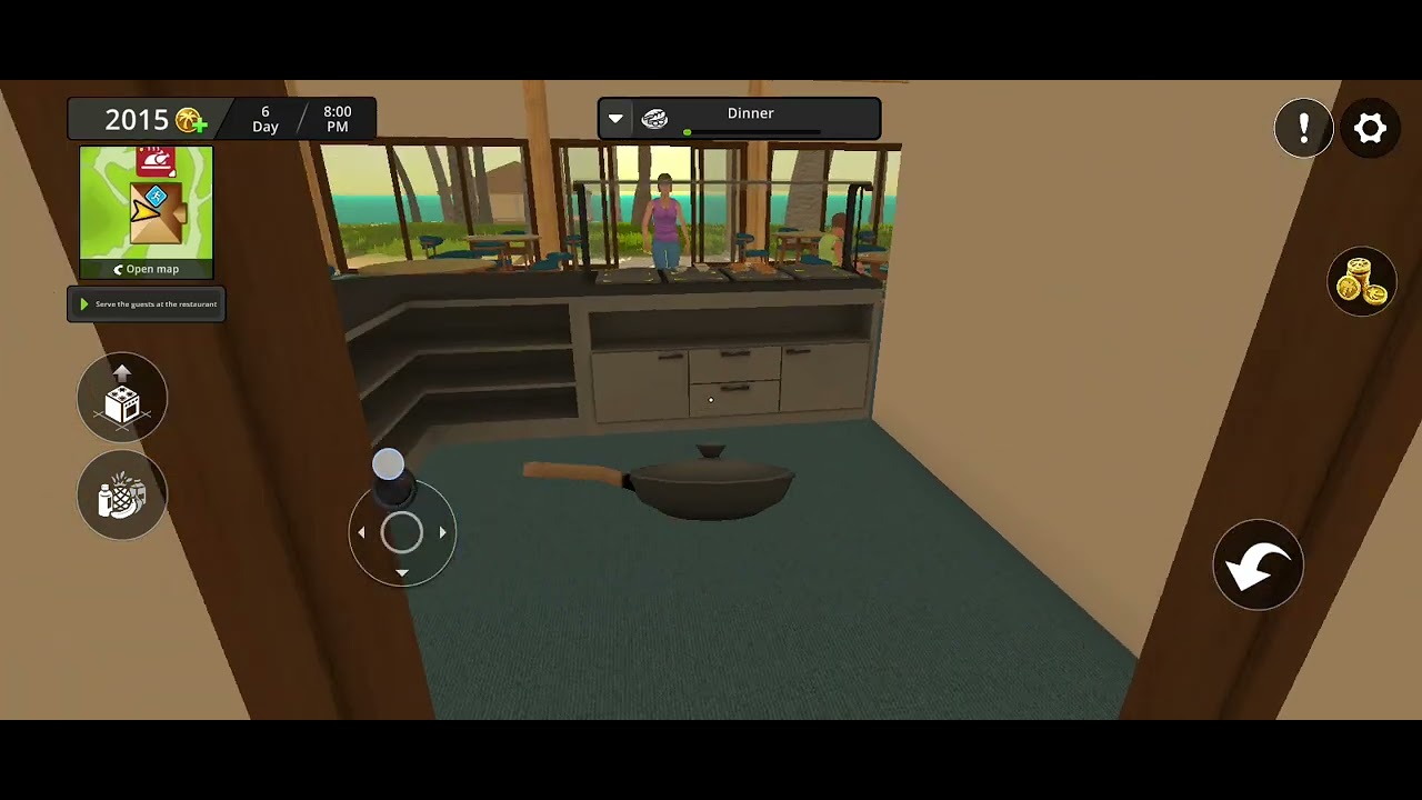 Dinner Time at the Ocean Resort Hotel Simulator