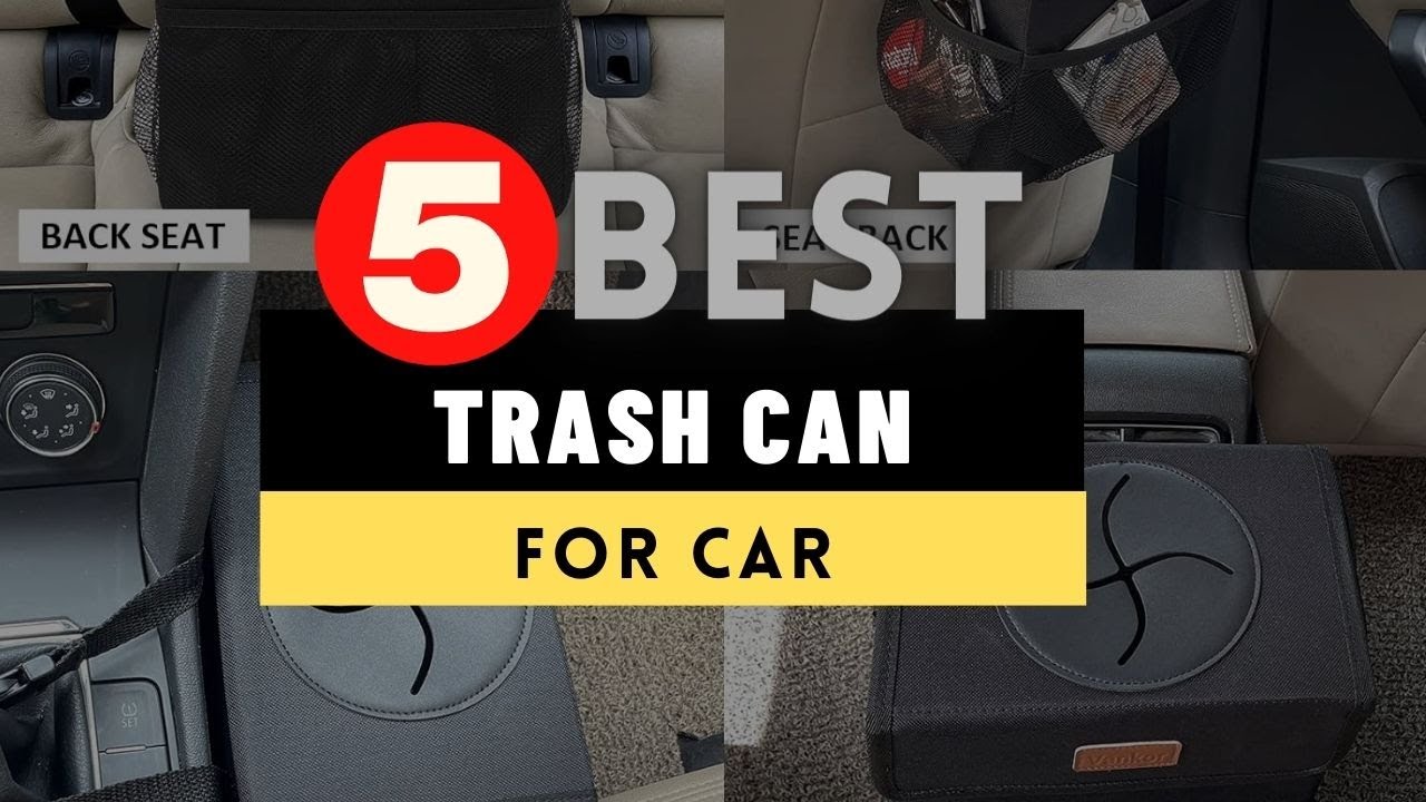 Best Trash Can for Car 2023 🔶 Top 5 Car Trash Can Reviews