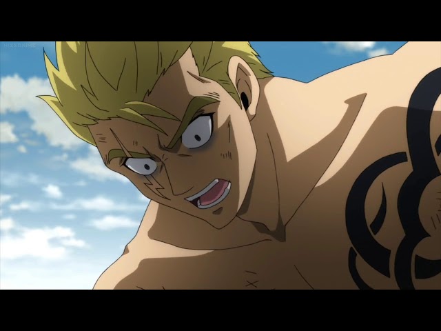 Laxus VS Wall Full Fight Dubbed, Fairy Tail class=