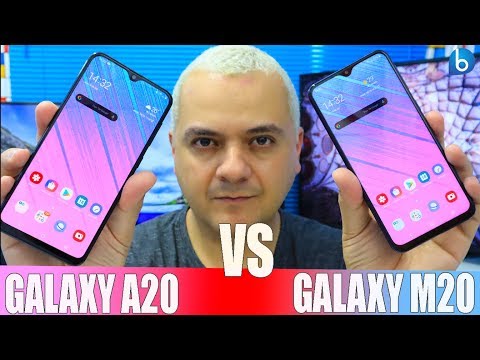 GALAXY A20 OU GALAXY M20  QUAL    MELHOR  COMPARATIVO