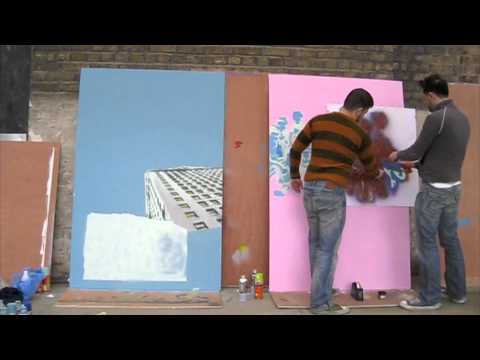 2 Paintings - Adrian+Shane - [time lapse]