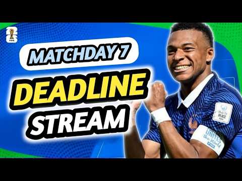 World Cup Fantasy Matchday 7 Deadline Stream! MAX CAPTAIN ACTIVE? | FIFA World Cup Fantasy Tips 2026