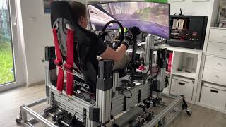 THE MADNESS HAS ARRIVED OR A SIMRACER DREAM BECOMES REALITY | DIRT Rally with Full Motion Simulator