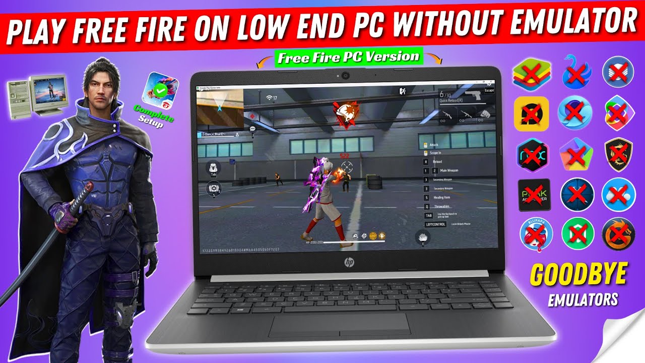 How to Play FreeFire On Low End PC Without Emulator  Download Free Fire PC  Version (Complete Setup) 