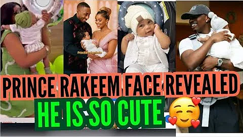 NO ONE SAW THIS COMING.PRISCY REVEAL PRINCE RAKEEM FACE ON HIS 3 MONTHS BIRTHDAY CELEBRATION!SO CUTE