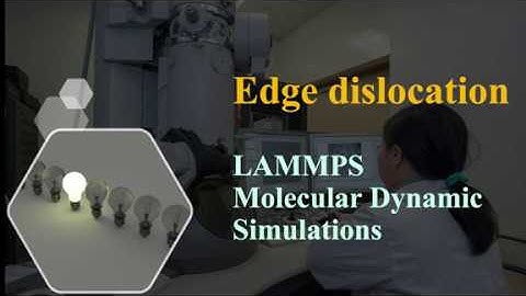 Edge Dislocation || FCC materials || LAMMPS || Molecular simulations || OVITO Post analysis