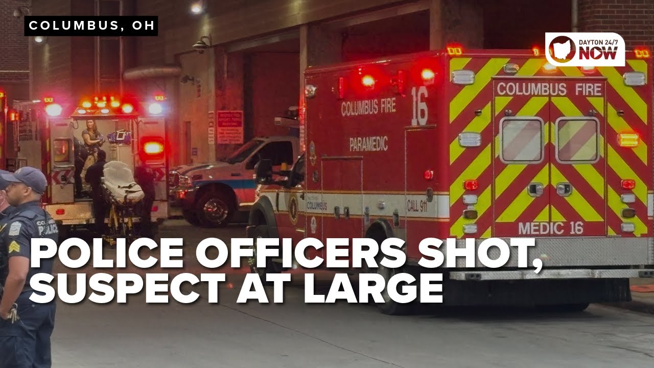 Manhunt underway: Suspect at large after shooting two police officers ...