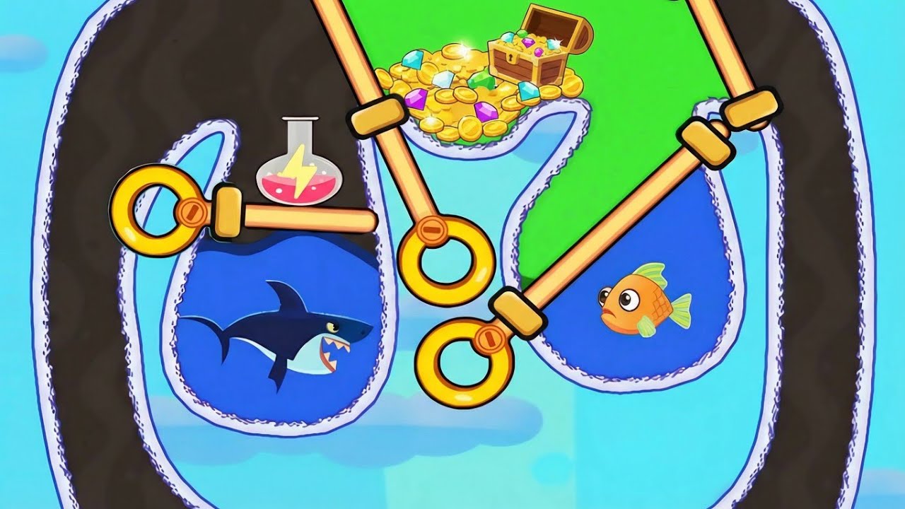 Save the Fish Game | Pull The Pin | Best Mobile Puzzle | android Gameplay Walkthrough |Part 115