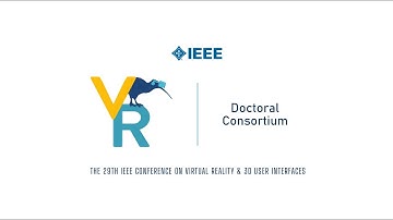 Doctoral Consortium | IEEE VR 2022
